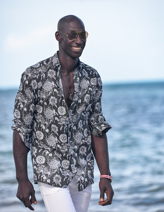 Men's St-Jean Lightweight Cotton Voile Shirt – Forest