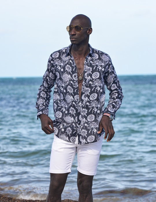 Men's St-Jean Lightweight Cotton Voile Shirt – Forest