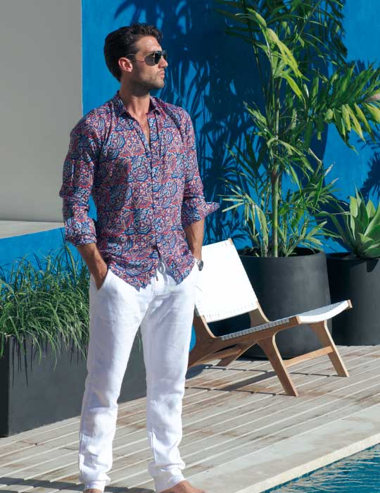 Men's St-Jean Lightweight Cotton Voile Shirt – Fusion