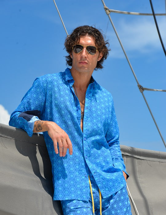 Men's St-Jean Lightweight Cotton Voile Shirt – Hexa