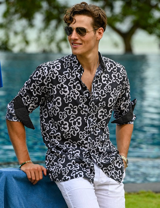 Men's St-Jean Lightweight Cotton Voile Shirt – Mirasol