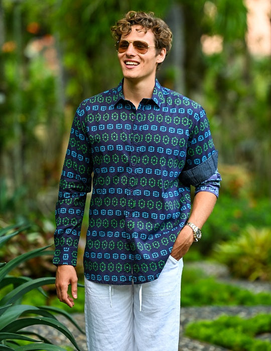 Men's St-Jean Lightweight Cotton Voile Shirt – Stamp Big