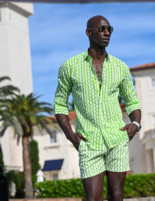Men's St-Jean Lightweight Cotton Voile Shirt – Wavy