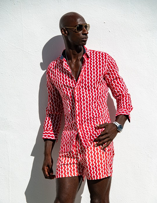 Men's St-Jean Lightweight Cotton Voile Shirt – Wavy