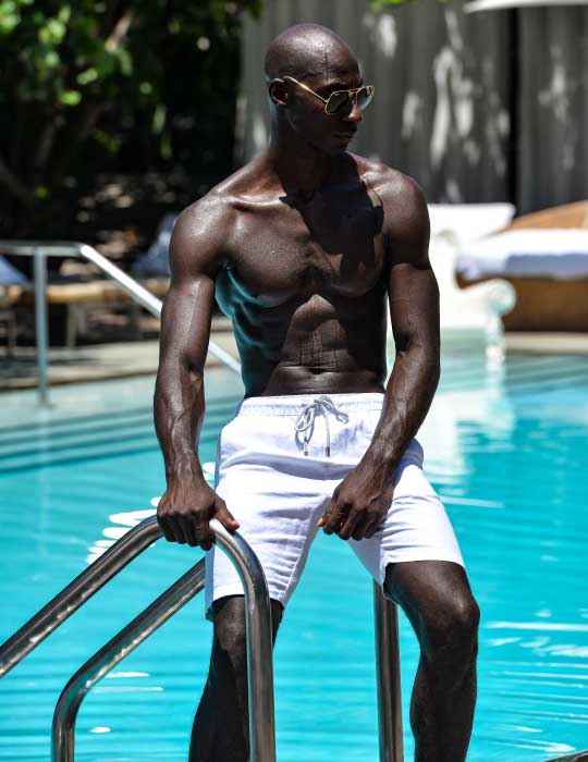 Men’s Bahamas Linen Shorts - Knee-Length