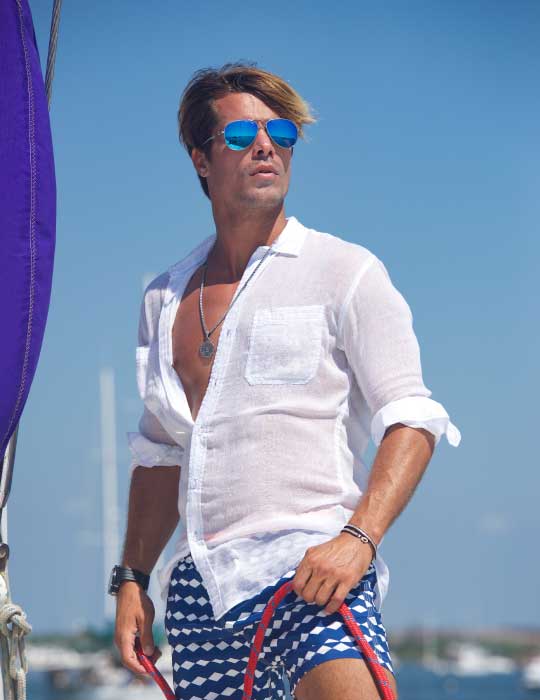 Men's Bali Cotton Shirts - Muslin