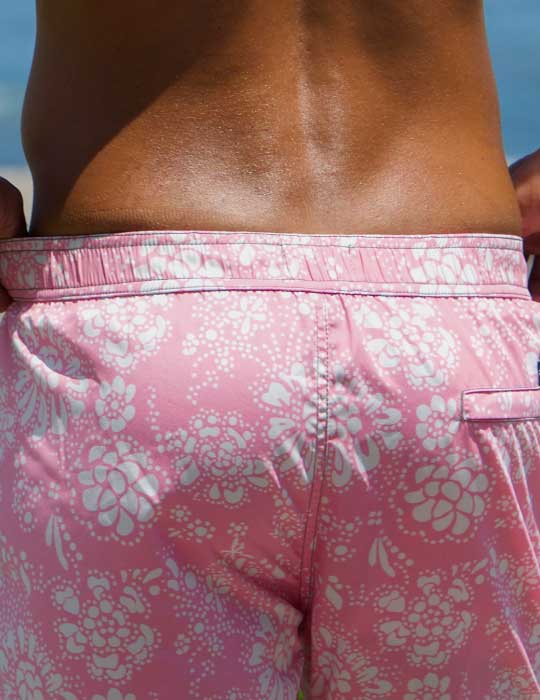 Men's Bora Bora Tailored Swim Shorts - Floral
