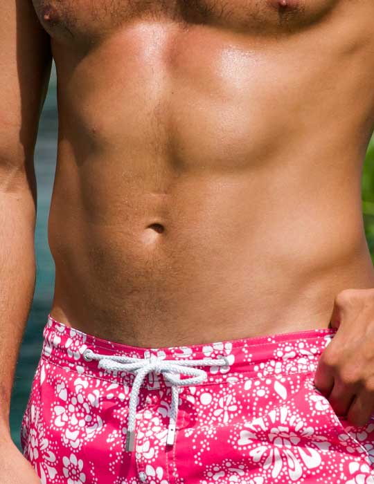 Men's Bora Bora Tailored Swim Shorts - Floral