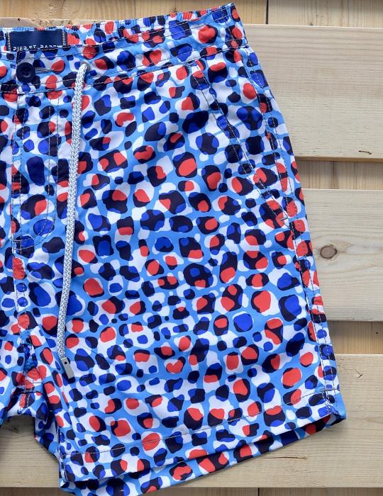 Men's Bora Bora Tailored Swim Shorts - Leopard