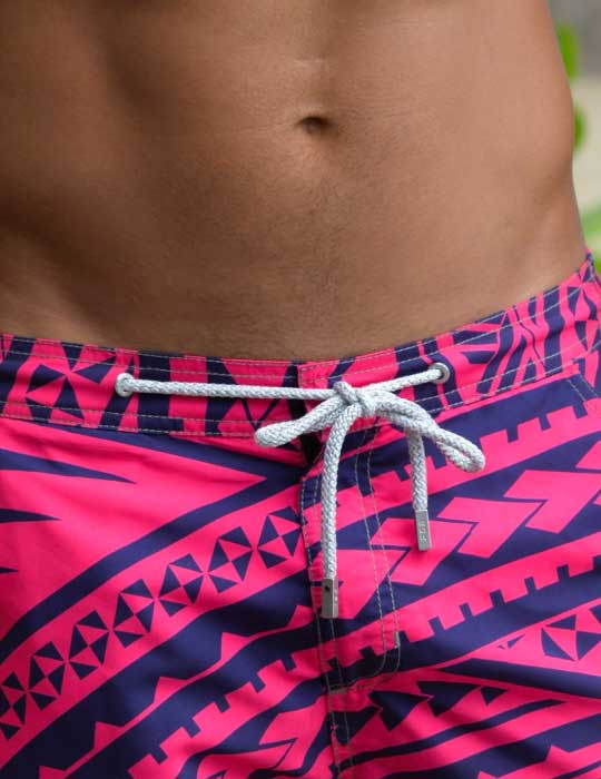 Men's Bora Bora Tailored Swim Shorts - Poly Tattoo