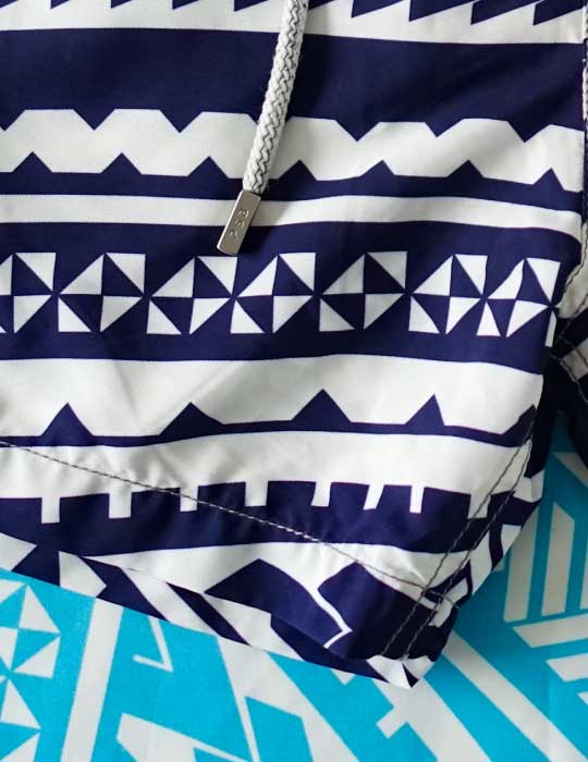 Men's Bora Bora Tailored Swim Shorts - Poly Tattoo