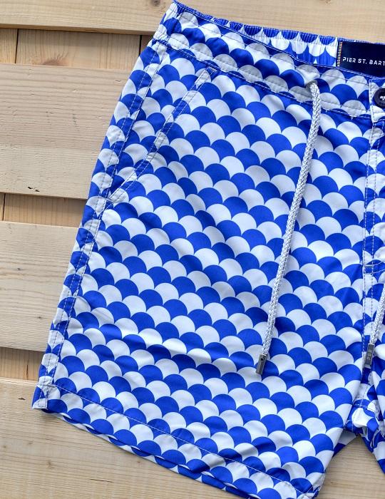 Men's Bora Bora Tailored Swim Shorts - Scales