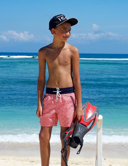 Men's Cannes Sports Swim Shorts - Small Wave