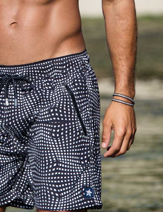 Men's Cannes Sports Swim Shorts - Space Molecules