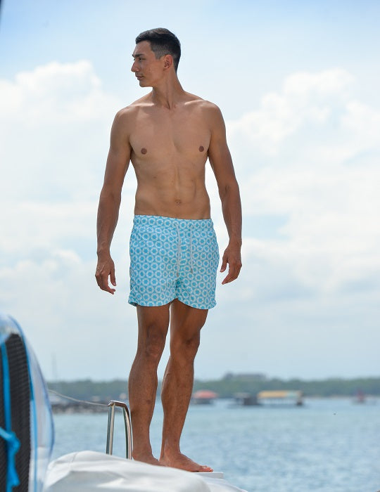 Men's Catamaran Sports Swim Shorts - Hexa