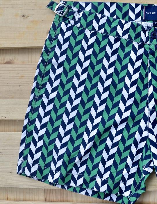 Men's Hamptons Tailored Swim Shorts - Tracks Small