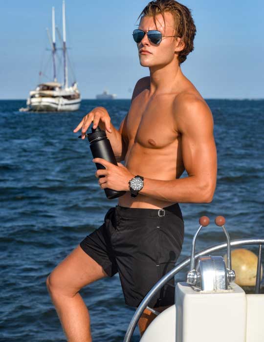 Men's Hamptons Tailored Swim Shorts - Solid