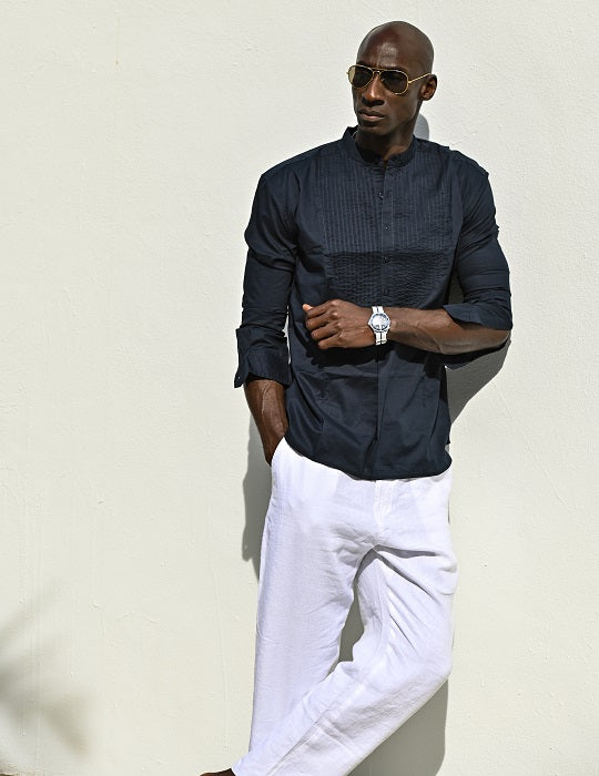 Medina Pintuck Shirt