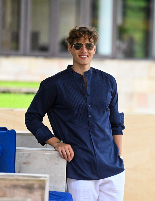 Men's Pintuck Shirt Medina