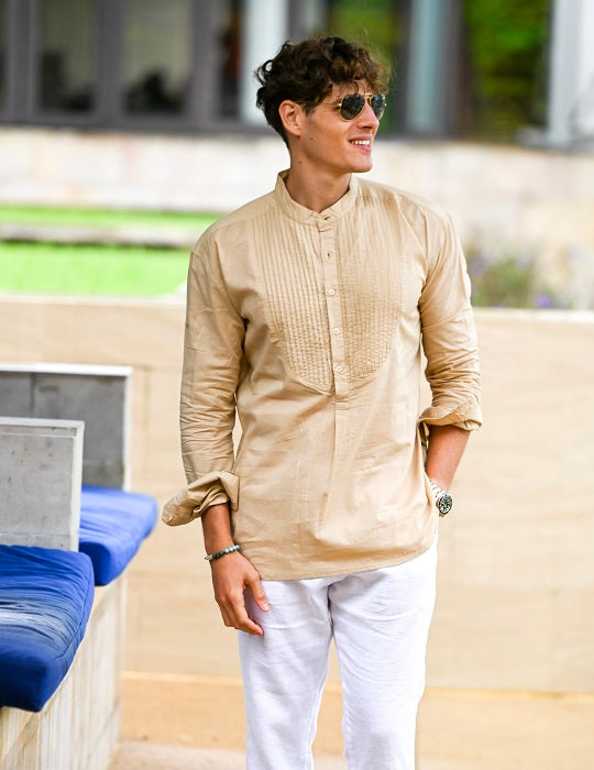 Men's Pintuck Shirt Medina
