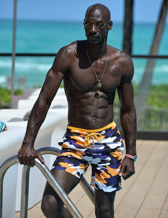 Men's Pier Sports Swim Shorts - Anti Camo