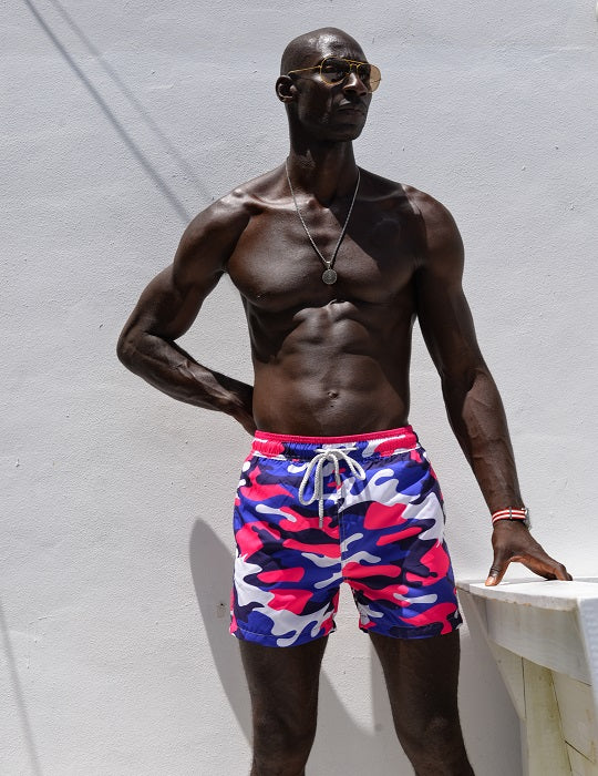 Men's Pier Sports Swim Shorts - Anti Camo