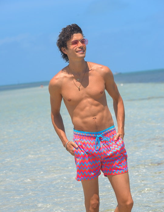 Men's Pier Sports Swim Shorts - Candy Copa