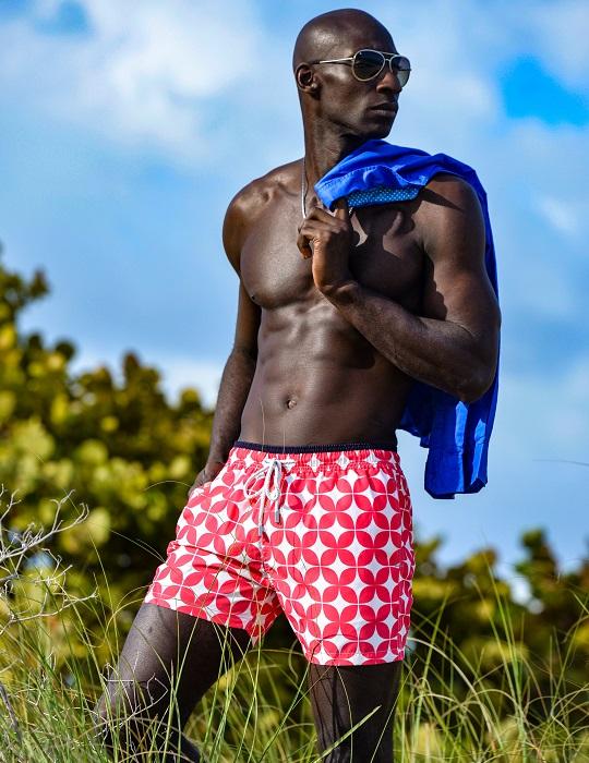 Men's Pier Sports Swim Shorts - Diamond Stars