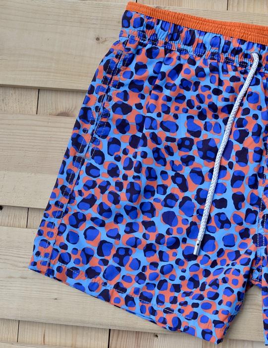 Men's Pier Sports Swim Shorts - Leopard