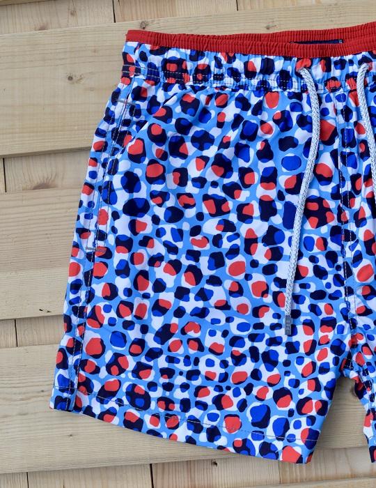 Men's Pier Sports Swim Shorts - Leopard