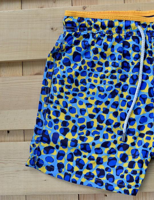 Men's Pier Sports Swim Shorts - Leopard