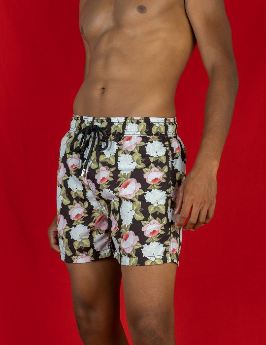 Men's Pier Sports Swim Shorts - Peony