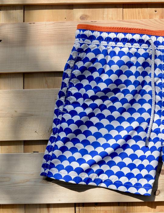 Men's Pier Sports Swim Shorts - Scales