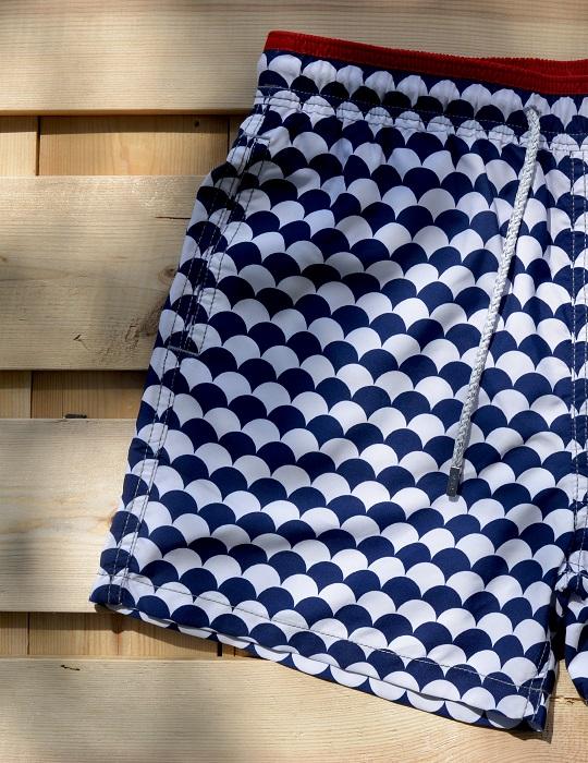 Men's Pier Sports Swim Shorts - Scales