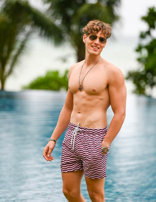 Men's Pier Sports Swim Shorts - Tidal Wave