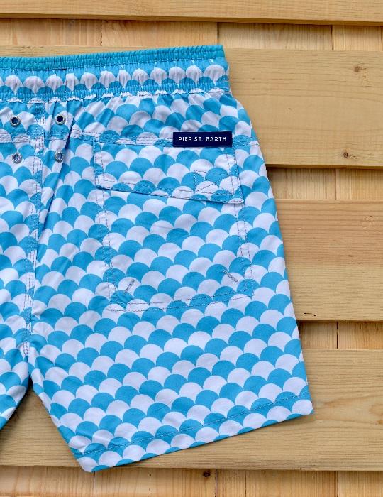 Men's South Beach Sports Swim Shorts - Scales