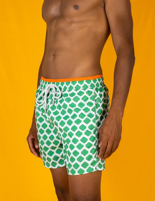 Men's South Beach Sports Swim Shorts - Morocco