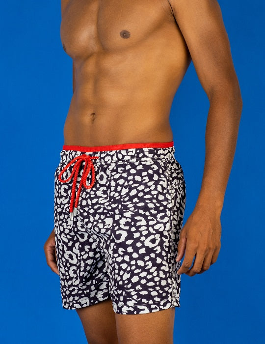 Men's South Beach Sports Swim Shorts - Panther