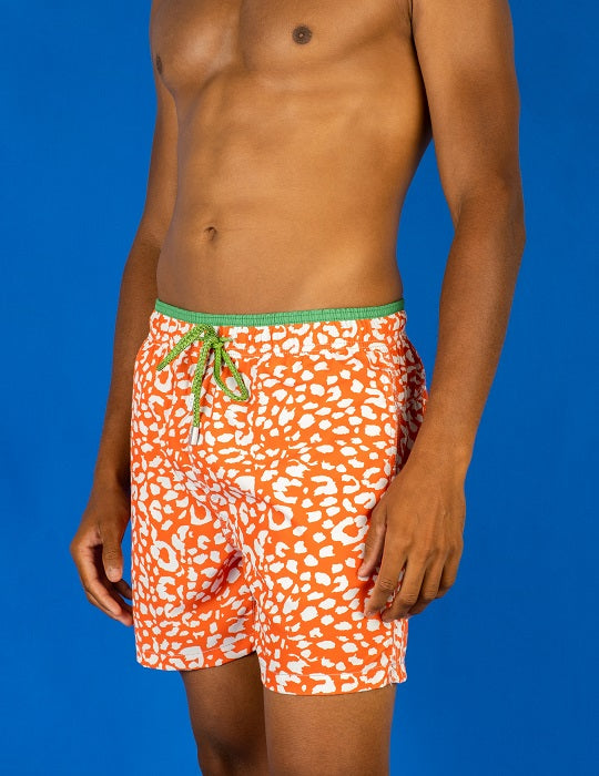 Men's South Beach Sports Swim Shorts - Panther