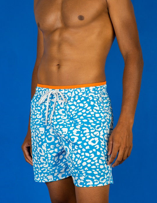 Men's South Beach Sports Swim Shorts - Panther
