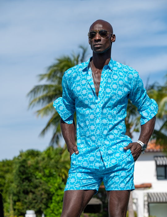 Men's St-Jean Lightweight Cotton Voile Shirt – Butterfly