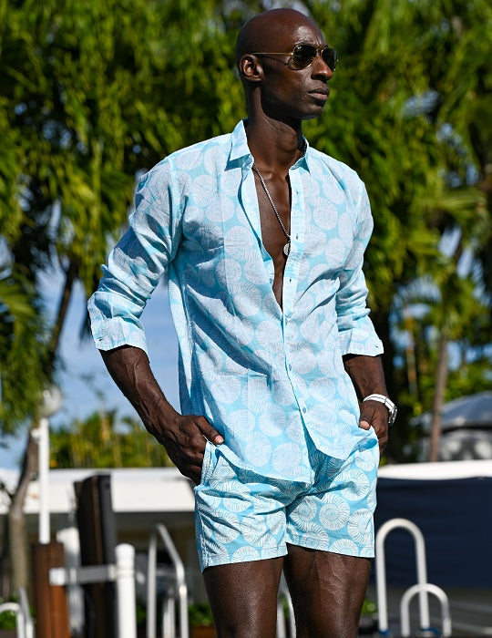 Men's St-Jean Lightweight Cotton Voile Shirt – Curly