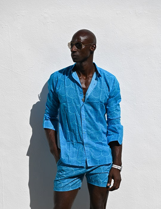 Men's St-Jean Lightweight Cotton Voile Shirt – Curly