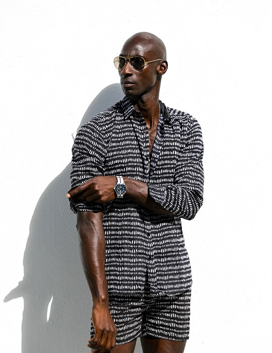 Men's St-Jean Lightweight Cotton Voile Shirt – Dash Dots