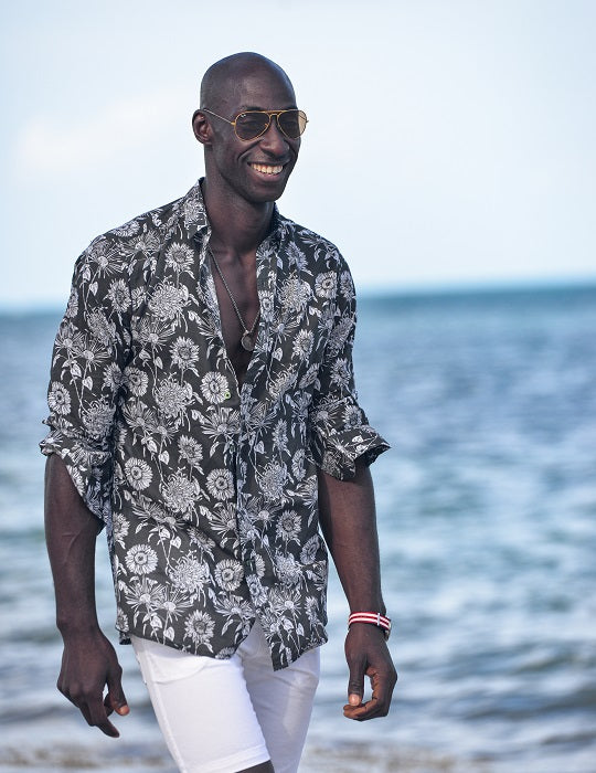Men's St-Jean Lightweight Cotton Voile Shirt – Forest