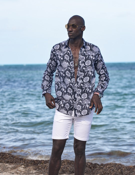 Men's St-Jean Lightweight Cotton Voile Shirt – Forest