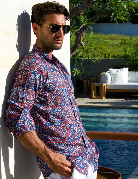 Men's St-Jean Lightweight Cotton Voile Shirt – Fusion