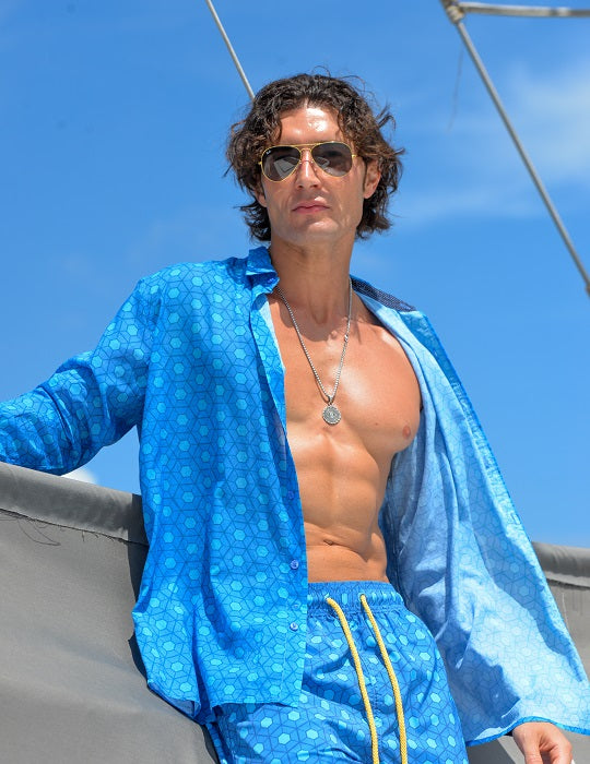 Men's St-Jean Lightweight Cotton Voile Shirt – Hexa