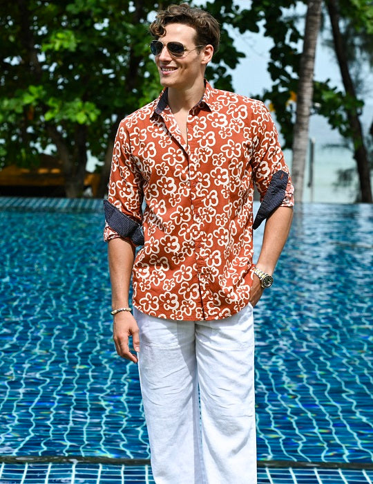 Men's St-Jean Lightweight Cotton Voile Shirt – Mirasol