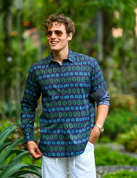 Men's St-Jean Lightweight Cotton Voile Shirt – Stamp Big